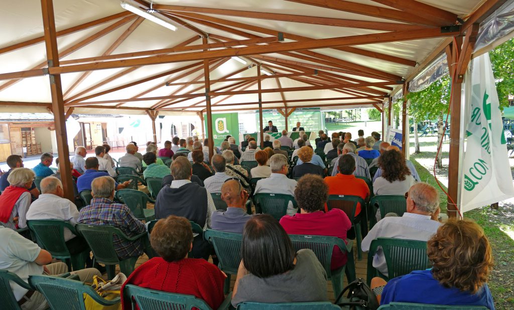 Una precedente assemblea di Confagricoltura Cuneo