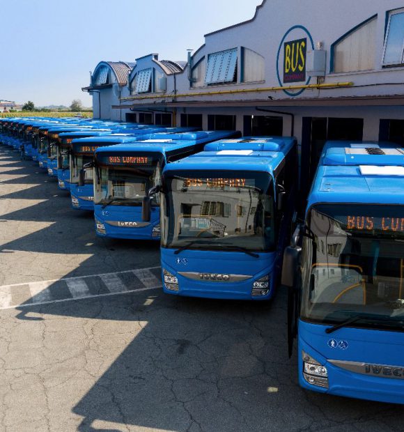 La flotta degli autobus della Bus Company