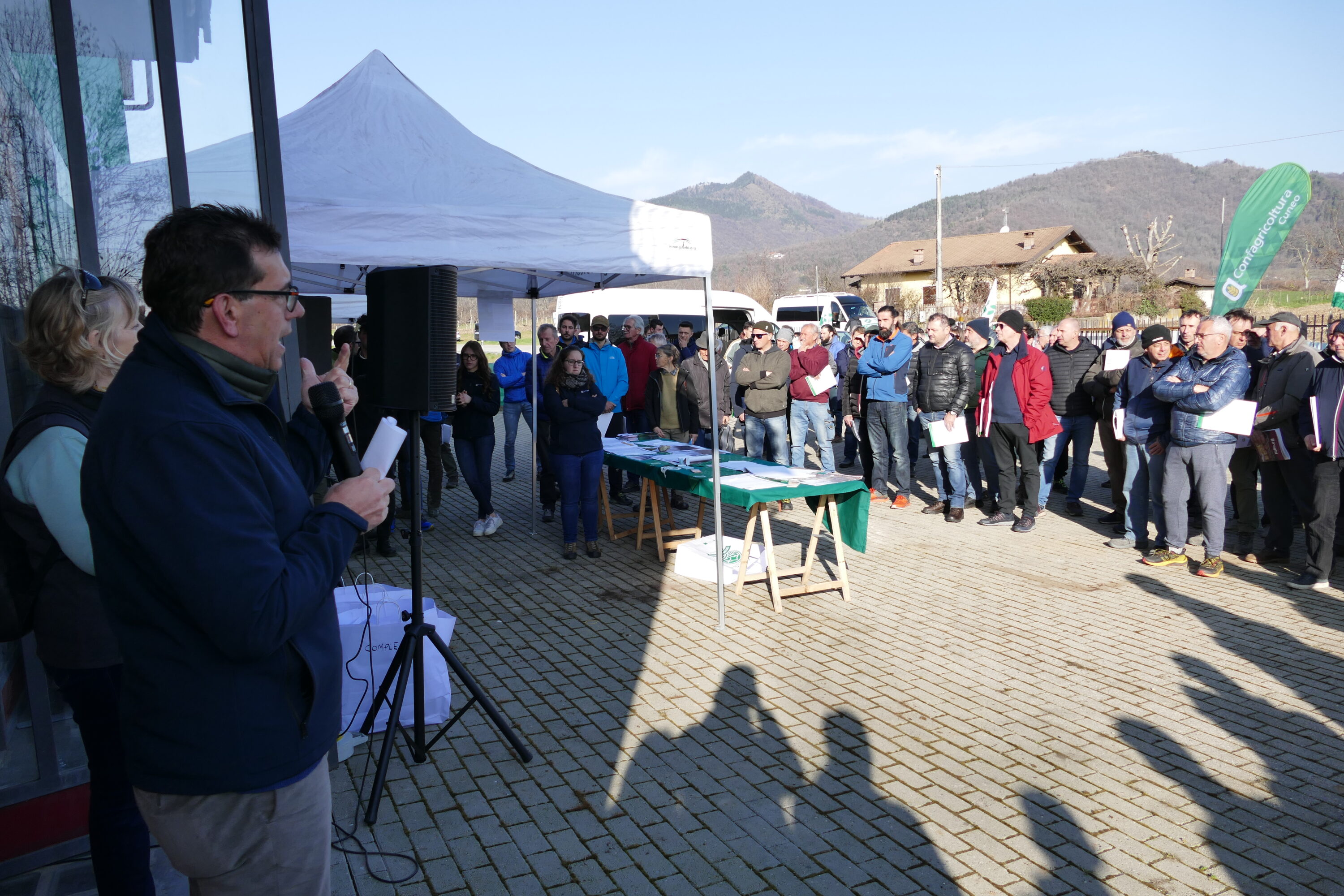 L'intervento del direttore di Confagricoltura Cuneo, Roberto Abellonio